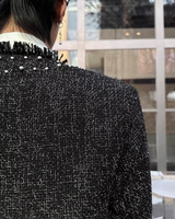 【2.18新作】フリンジモードツイードジャケット mf3670
