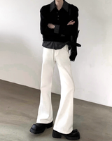 【11.14新作】ハイウエストフレアデニムパンツ mf3585