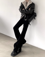 【1.14新作】ホイールエッジモードフレアデニムパンツ mf3615