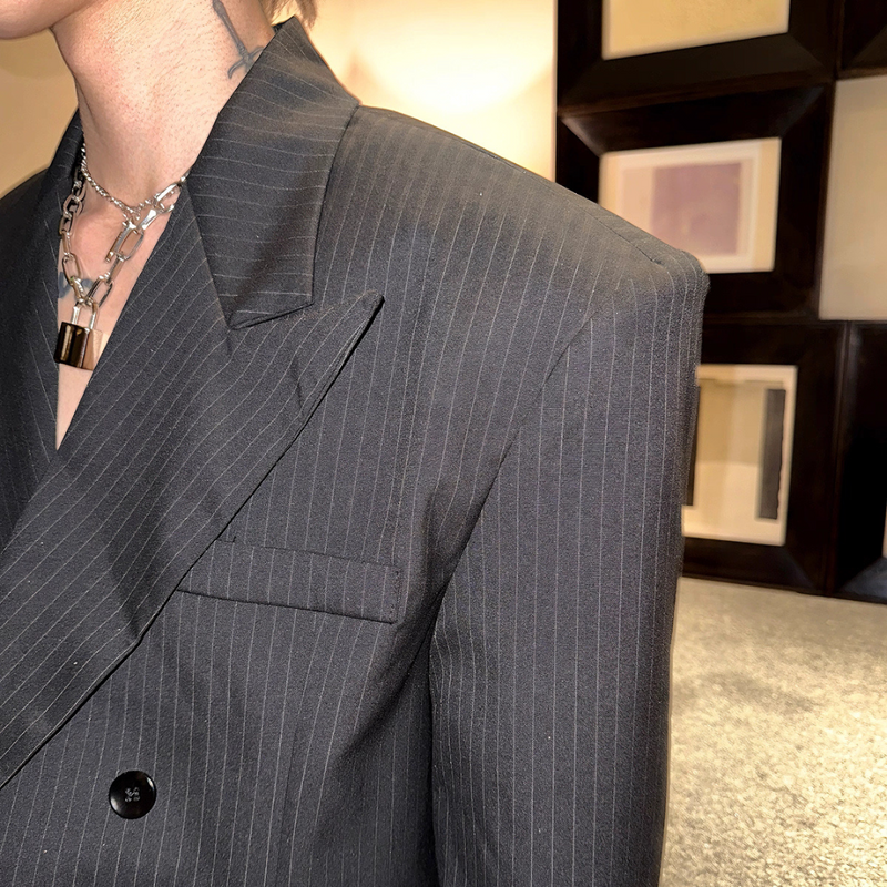 MODEFREAKのダブルブレストモードジャケット mf3532の画像