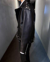 【11.10新作】バックルデザインモードジャケット mf3577