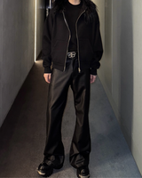 【12.15新作】モードドレープレザーパンツ mf3594