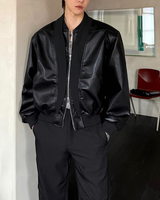 レザーモードコリアンジャケット mf3538