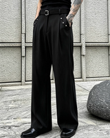 Slim Foot Flare Korean Slacks mf3097