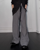 MODEFREAKのチェックモードルーズトラウザーパンツ mf3832の画像