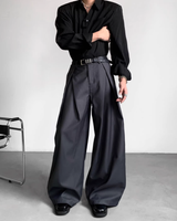 [1/21 New] Side Pleated Style Up Slacks mf3640