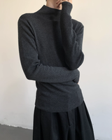 【1.5新作】ピュアウールハイネックニット mf3617