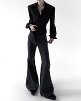 Wheel Edge Mode Flare Denim Pants mf3615