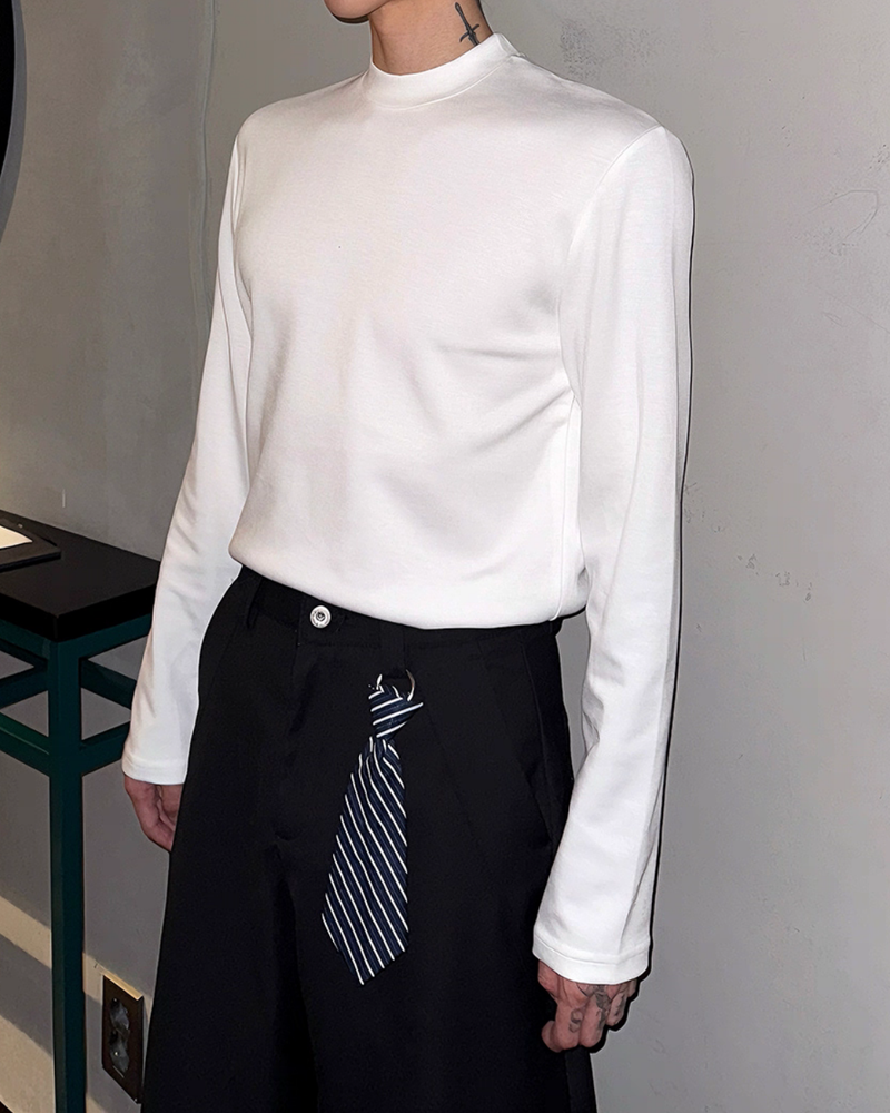 【10.29新作】ハイネックモードシルエットカットソー mf3566