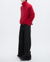 【12.29新作】プリーツフレアモードパンツ mf3624