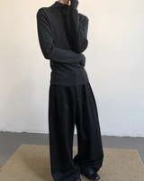 【1.5新作】ピュアウールハイネックニット mf3617