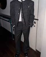 【10.31新作】シャインツイードモードジャケット mf3570