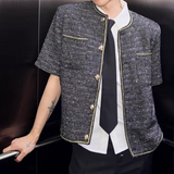 더블 브레스 토르즈 새틴 재킷 mf3599