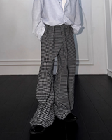 MODEFREAKのチェックモードルーズトラウザーパンツ mf3832の画像