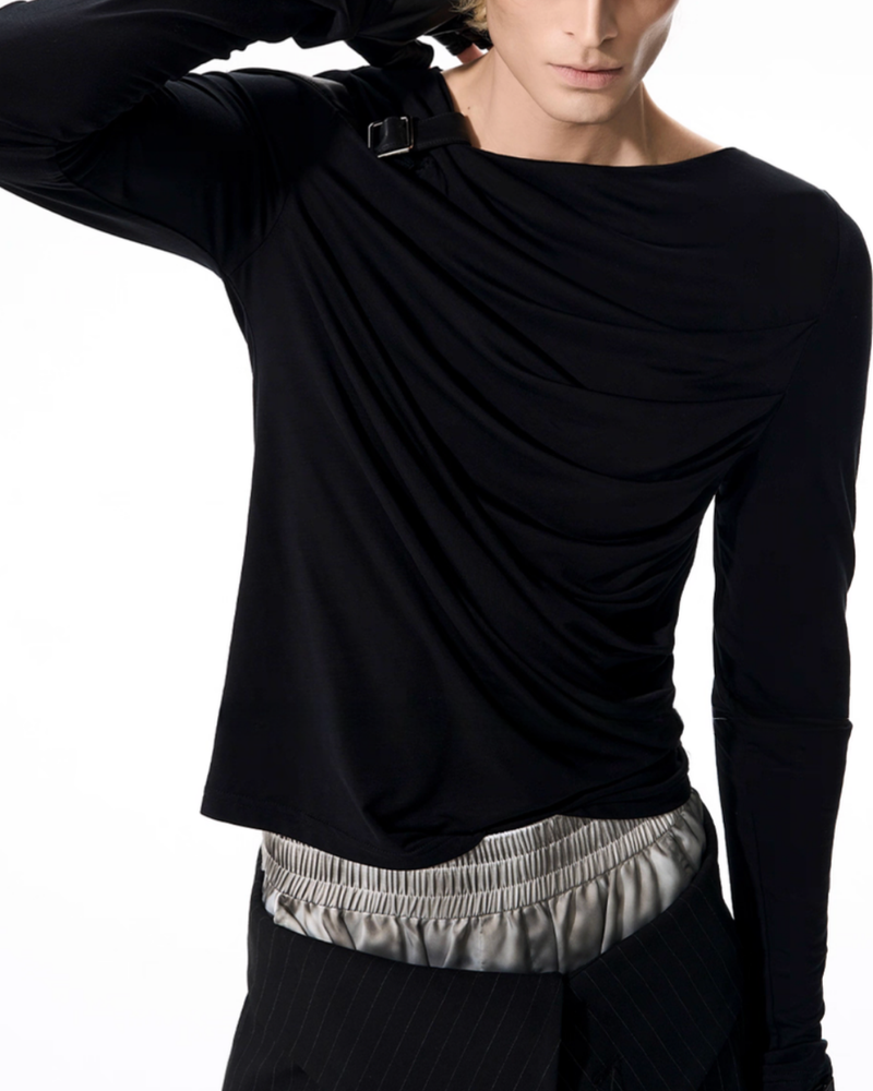 MODEFREAKの【9.26新作】バックルデザインモードカットソー mf3540の画像