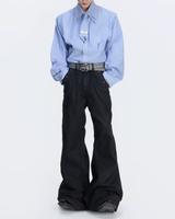 【1.9新作】ストライプタイデザインコリアンシャツ mf3627