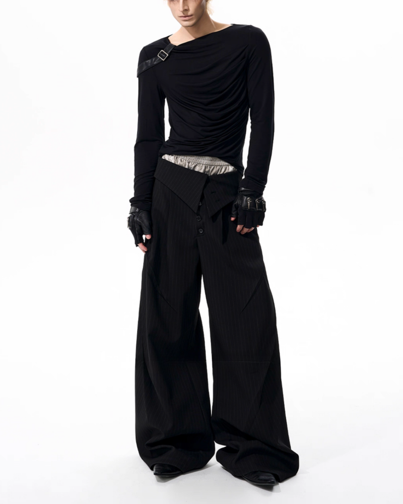 MODEFREAKの【9.26新作】バックルデザインモードカットソー mf3540の画像