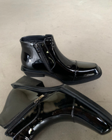 Split-toe mode leather boots mf3636
