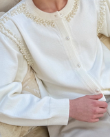 【12.31新作】クラシカルパールカーディガン mf3619