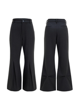 【12.29新作】プリーツフレアモードパンツ mf3624