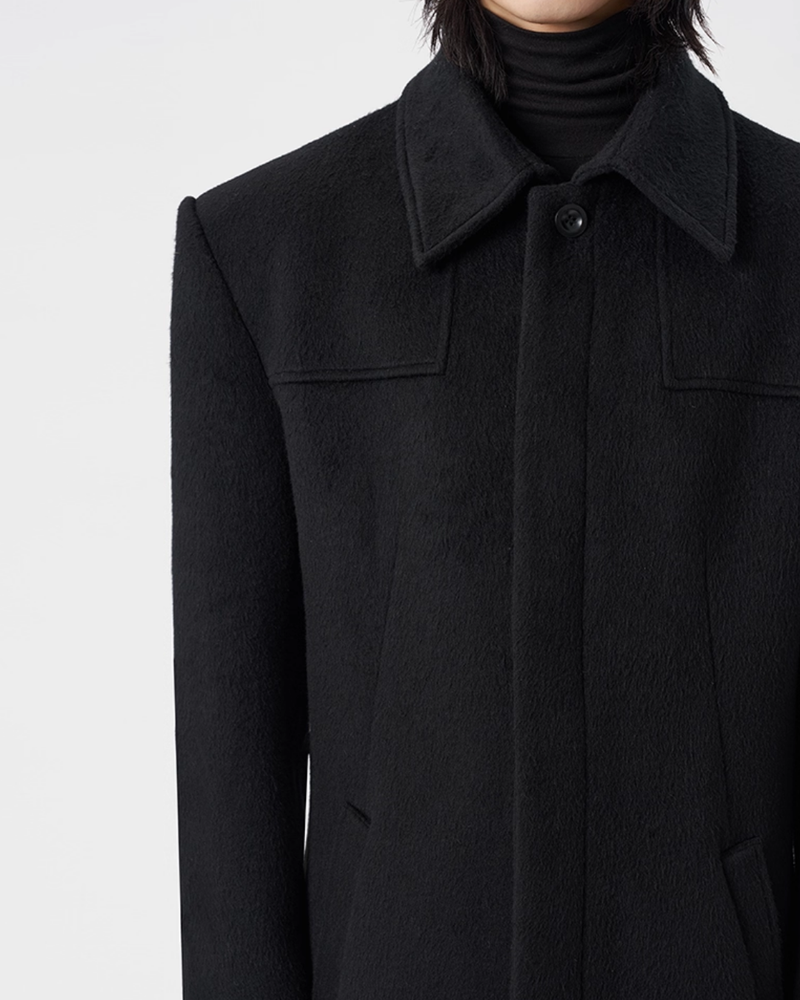 【11.21新作】ウール50%モードロングコート mf3590