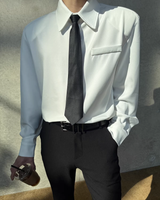 【2.2新作】コリアンシルエットネクタイシャツ mf3656