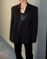 【10.31新作】サテンカラーモードクラシカルジャケット mf3571