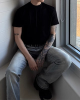 【4.6新作】ハイネックコリアンモードTシャツ mf3691