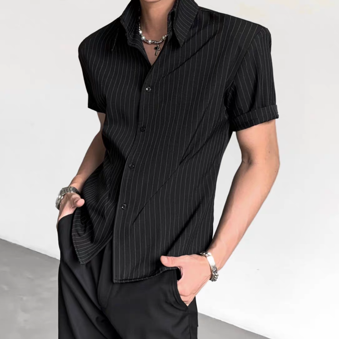 MODEFREAKのハイネッククラシカルモードシャツ mf3789の画像