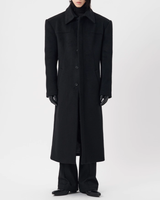 【11.21新作】ウール50%モードロングコート mf3590