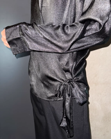 【3.11新作】モードサテンドレープトップス mf3685