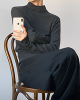 【1.5新作】ピュアウールハイネックニット mf3617