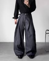 [1/21 New] Side Pleated Style Up Slacks mf3640
