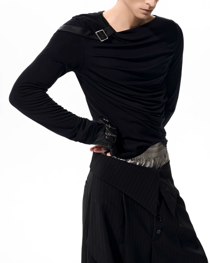 MODEFREAKの【9.26新作】バックルデザインモードカットソー mf3540の画像