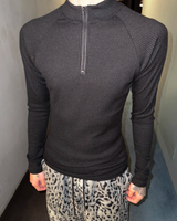 【11.5新作】ハイネックジップアップカットソー mf3573