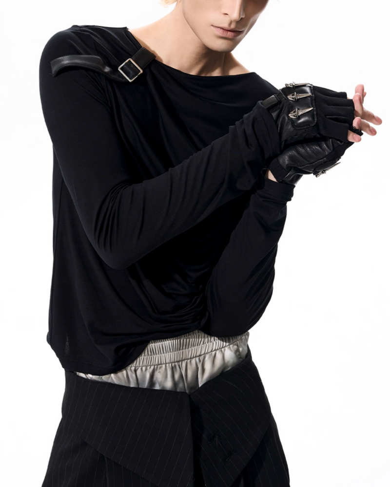 MODEFREAKの【9.26新作】バックルデザインモードカットソー mf3540の画像