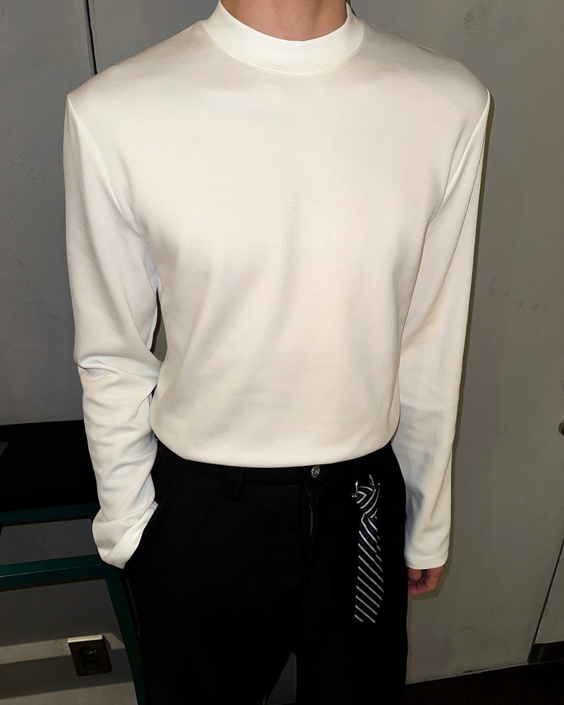 【10.29新作】ハイネックモードシルエットカットソー mf3566