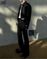 【2.4新作】スリムフレアコリアンスラックス mf3661