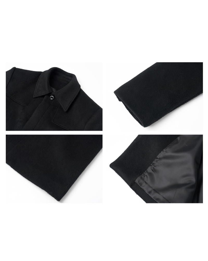 【11.21新作】ウール50%モードロングコート mf3590