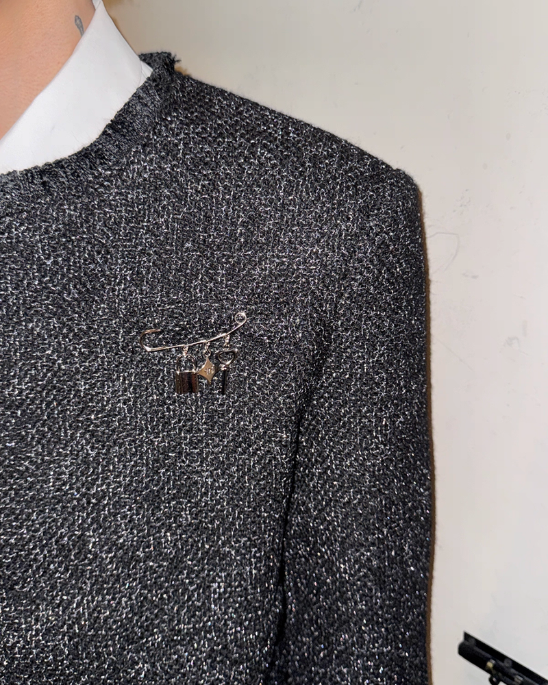 【10.31新作】シャインツイードモードジャケット mf3570