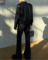 【2.4新作】スリムフレアコリアンスラックス mf3661