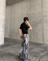MODEFREAKの【7.22新作】モードウォッシュドフレアデニムパンツ mf3798の画像