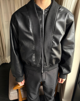レザーモードコリアンジャケット mf3538