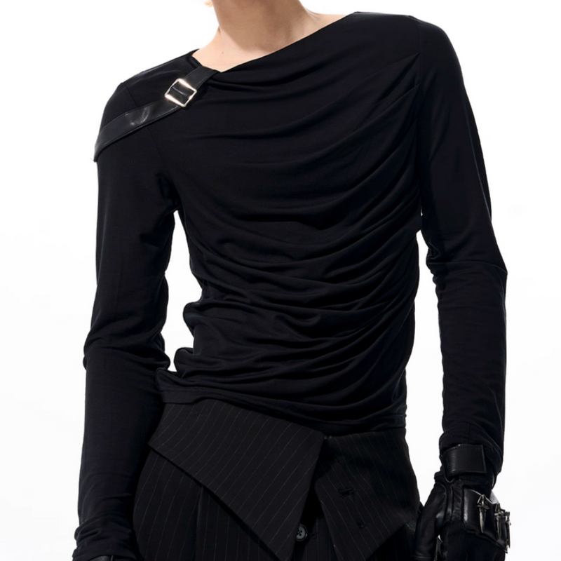 MODEFREAKの【9.26新作】バックルデザインモードカットソー mf3540の画像