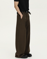 Double-breasted high-waisted pants mf3625