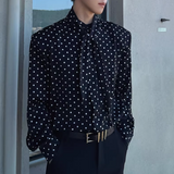 【2.6新作】ドットリボンタイシャツ mf3657