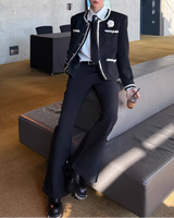 【2.4新作】スリムフレアコリアンスラックス mf3661