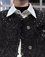 【2.18新作】フリンジモードツイードジャケット mf3670