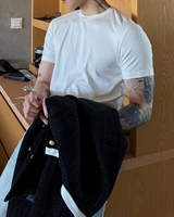 리본 타이 새틴 터치 모드 셔츠 mf3663