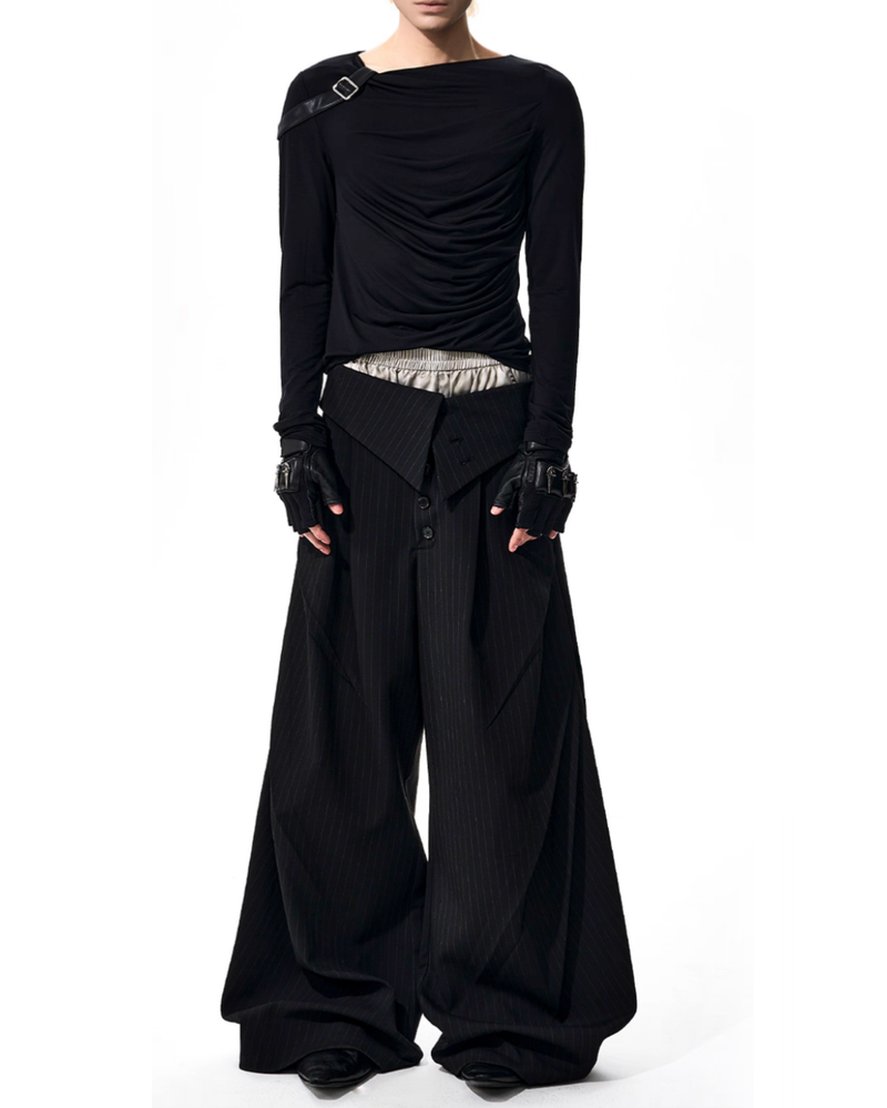 MODEFREAKの【9.26新作】バックルデザインモードカットソー mf3540の画像